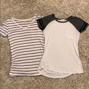 2 CUTE TEES SMALL IN JUNIORS I WOULD SAY